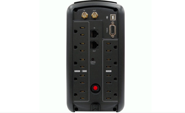 NOBREAK UPS CYBERPOWER CP850 850VA/510W LCD AVR.MINITORRE.COAX Equipamiento de Energía CyberPower - Image 3