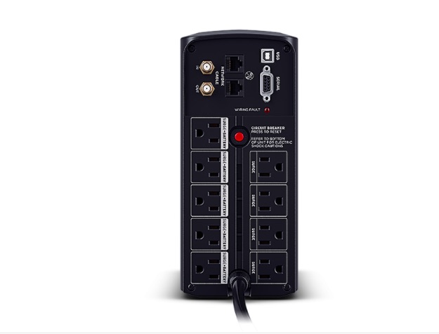 NOBREAK UPS CYBERPOWER CP850 850VA/510W LCD AVR.MINITORRE.COAX Equipamiento de Energía CyberPower - Image 4