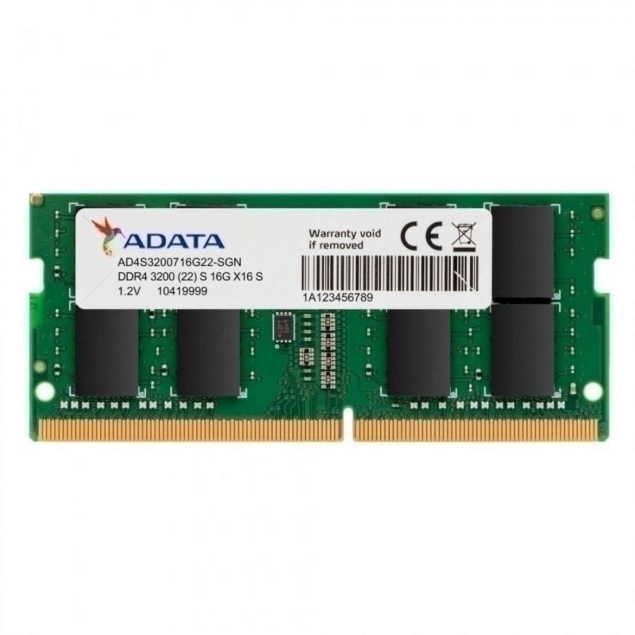 MEMORIA RAM ADATA PREMIER 8G SO DIMM DDR4 3200 MHZ NON-ECC Discos de Estado Solido Adata