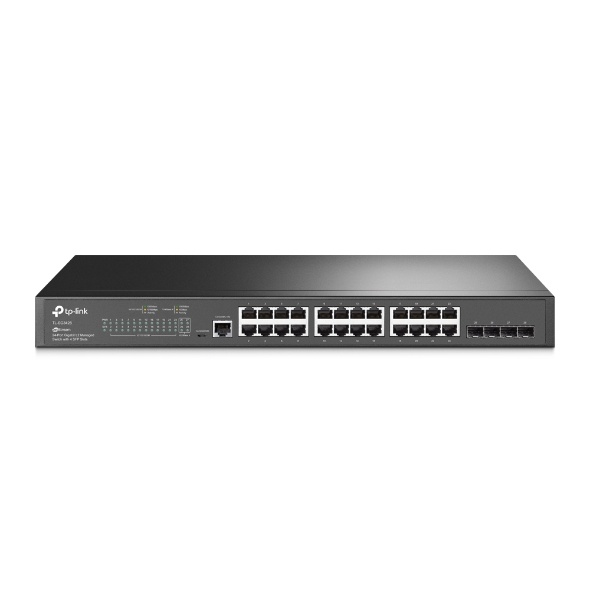 JETSTREAM 24-PORT GIGABIT L2 MANAGED SWITCH WITH 4 SFP SLOTS Switches / Hubs Tp-link