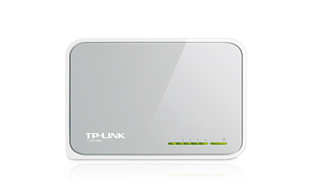SWITCH DE ESCRITORIO CON 5PTOS ETHERNET SIN ADMINISTRACION Switches / Hubs Tp-link