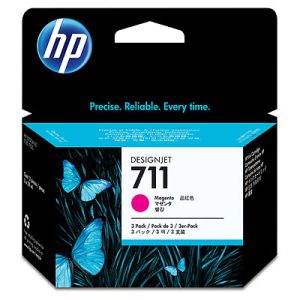 HP 711 MAGENTA 3-PACK 29ML TINTA AMPLIO FORMATO CZ135A Consumibles HP INC