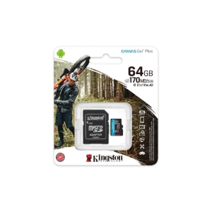 MICRO SDXC MEMORIA KINGSTON 64GB CANVAS GO PLUS A2 U3 V30 CARD Memorias Flash Kingston - Image 3