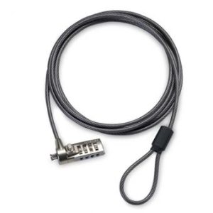 CANDADO DE SEGURIDAD 1.5 METROS 4.4MM CON COMBINACION ACERO NEGRO Detección / Incendios / Alarmas Targus