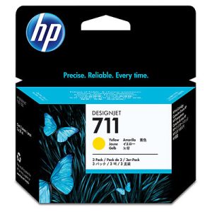 HP 711 AMARILLO 3-PACK 29ML TINTA AMPLIO FORMATO CZ136A Consumibles HP INC