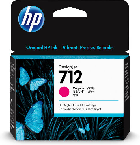 HP 712 MAGENTA 29ML TINTA AMPLIO FORMATO 3ED68A Consumibles HP INC