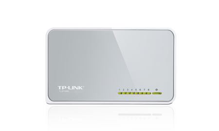 SWITCH DE ESCRITORIO CON 8PTOS ETEHRNET SIN ADMINISTRACION Switches / Hubs Tp-link