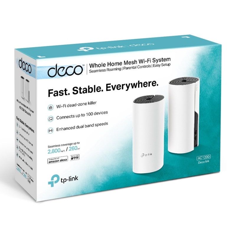 SISTEMA DE WI-FI DE MALLA PARA TODA LA CASA AC1200 PAQUETE DE 2 Red Inalámbrica Tp-link - Image 2