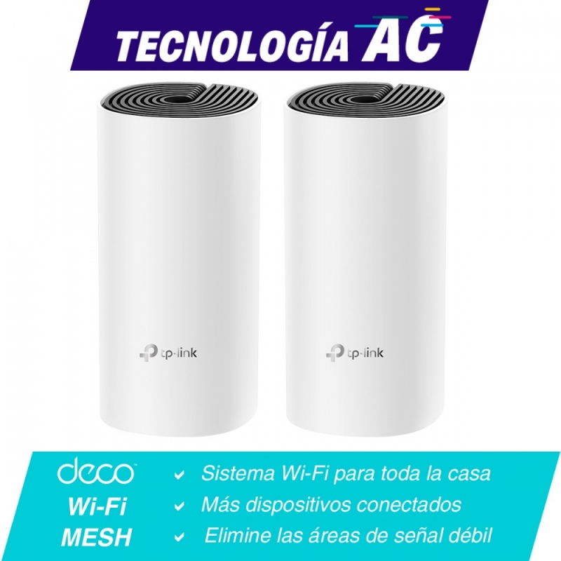 SISTEMA DE WI-FI DE MALLA PARA TODA LA CASA AC1200 PAQUETE DE 2 Red Inalámbrica Tp-link - Image 4