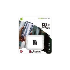 Memoria Flash Kingston Canvas Select Plus, 128GB MicroSDXC UHS-I Clase 10, con Adaptador Memorias Flash Kingston - Image 2