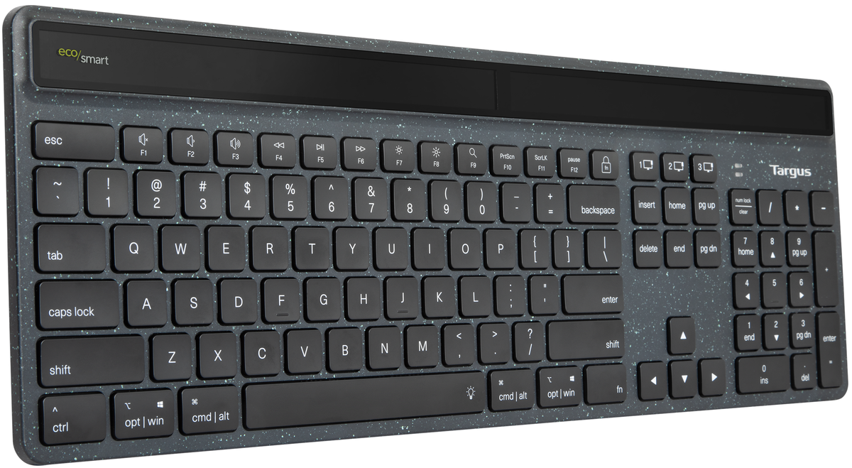 Targus EcoSmart Teclado - Inalámbrico Conectividad - USB Tipo C Interfaz - Español - Negro Teclado / Keypads Targus