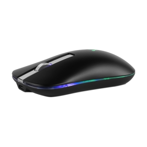 MOUSE VORAGO MO-305-BK SLIM LED RGB INALAMBRICO RECARGABLE NEGRO Apuntadores Vorago - Image 2