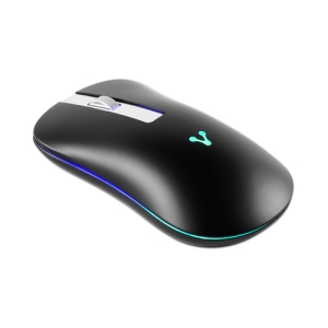 MOUSE VORAGO MO-305-BK SLIM LED RGB INALAMBRICO RECARGABLE NEGRO Apuntadores Vorago - Image 3