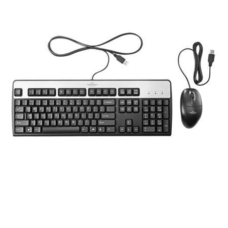 Kit de Teclado y Mouse HPE 631341-B21, USB, Negro (Inglés) Teclado / Keypads Hewlett Packard Enterprise