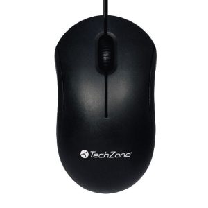 MOUSE OPTICO ALAMBRICO TECHZONE USB CON 800 DPIS CABLE DE 1.35 M Apuntadores TechZone