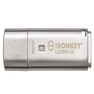 USB KINGSTON 16GBIRONKEY LOCKER PLUS 50 AES ENCRYPTEDUSBTOCLOUD Memorias Flash KINGSTON PP FLASH - Image 2