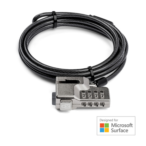 KENSINGTON COMBINATION LOCK FOR SURFACE PRO AND SURFACE GO BLACK Detección / Incendios / Alarmas Kensington