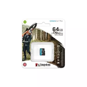 MICRO SDXC MEMORIA KINGSTON 64GB CANVAS GO PLUS A2 U3 V30 CARD Memorias Flash KINGSTON PP FLASH - Image 2