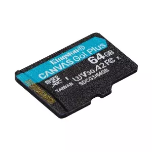 MICRO SDXC MEMORIA KINGSTON 64GB CANVAS GO PLUS A2 U3 V30 CARD Memorias Flash KINGSTON PP FLASH - Image 3