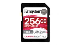 SDXC MEMORIA KINGSTON 256GB CANVAS REACT PLUS UHS-II 280R/150W Memorias Flash KINGSTON PP FLASH
