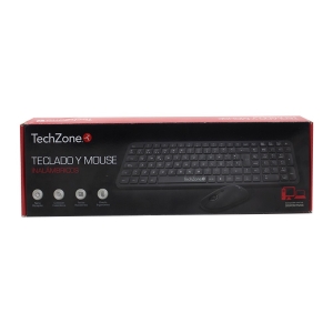 KIT INALAMBRICO MOUSE Y TECLADO DISENO DE RUEDA DE CEREZA NEGRO Teclado / Keypads TechZone - Image 4