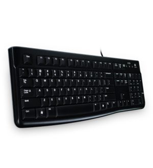 Teclado Logitech K120, USB, Alámbrico, Negro (Español) Teclado /  Keypads Logitech