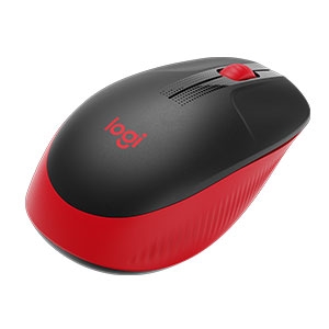 MOUSE INALAMBRICO M190 AMBIDIES DE TAMANO REGULAR COLOR ROJO Apuntadores Logitech - Image 2