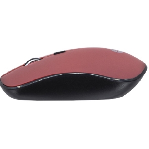 MOUSE BASIC INALAMBRICO RUBBER ROJO ERGONOMICO VERSATIL 2.4 GHZ 1 Apuntadores TechZone - Image 2