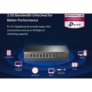 SWITCH PARA ESCRITORIO DE 8 PUERTOS 2.5GBPS Switches / Hubs Tp-link - Image 9