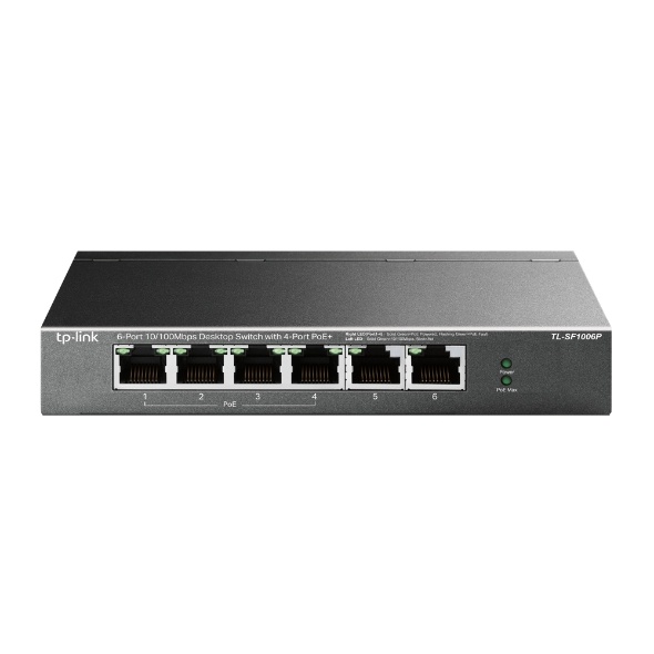SWITCH DE ESCRITORIO DE 6 PUERT OS A 10/100 MBPS CON 4 PUERTOS POE Switches / Hubs Tp-link - Image 2