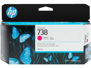 HP 738 MAGENTA 130ML TINTA AMPLIO FORMATO 498N6A Consumibles HP INC