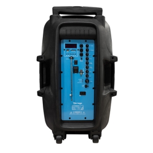 BAFLE VORAGO KSP-500 NEGRO 15IN BT 2 MICROFONOS RECARGABLE C/TRIPI Música Vorago - Image 5