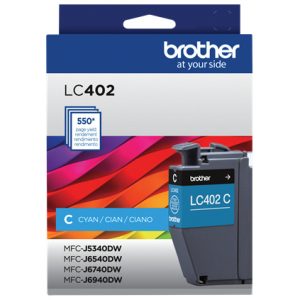 Cartucho Brother LC402C Cian, 550 Páginas Consumibles Brother