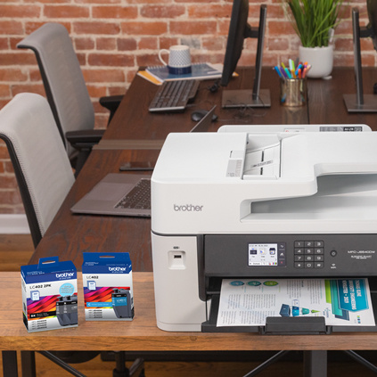 Cartucho Brother LC402C Cian, 550 Páginas Consumibles Brother - Image 2