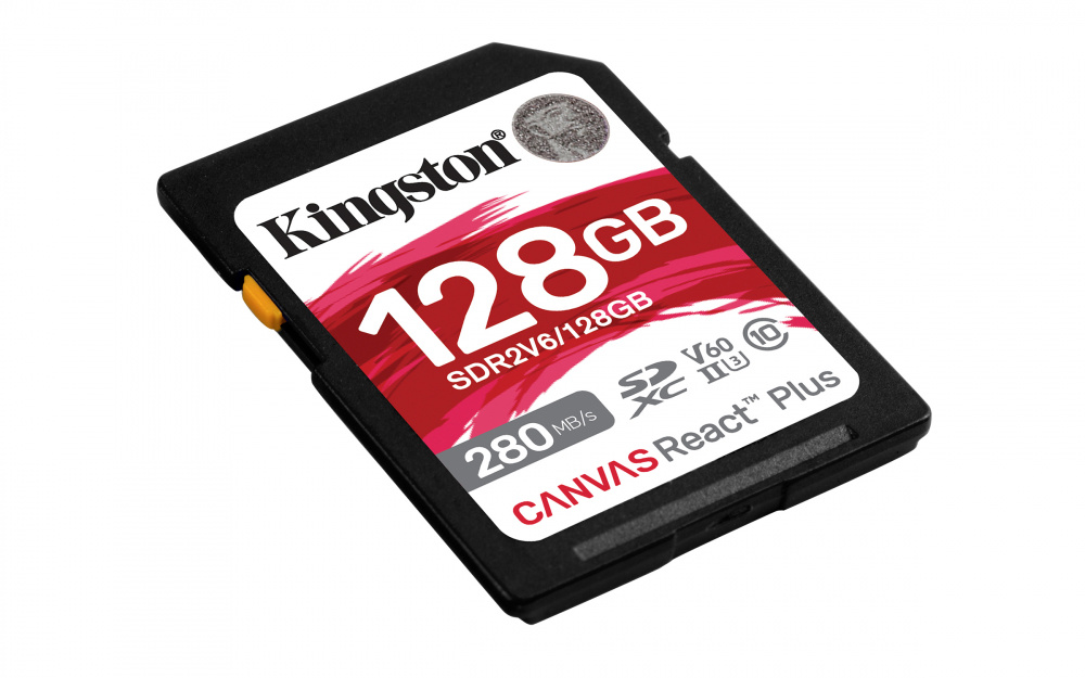 Memoria Flash Kingston Canvas React Plus V60, 128GB, SDXC UHS-II Clase 10 Memorias Flash KINGSTON PP FLASH - Image 2