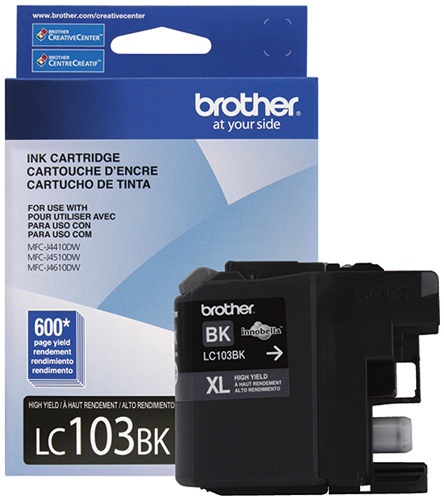 Cartucho Brother LC103BK Negro, 600 Páginas Consumibles Brother - Image 2