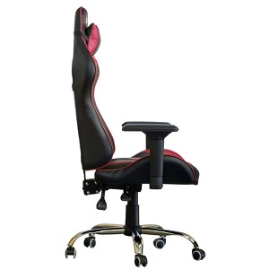 Sillón Gamer XZEAL XZ10 - Espuma, Acero, Metálico, Cloruro de Polivinilo (PVC) - Negro, Rojo /160GRADOS/SOPORTE LUMBAR/SUPERIOR - Image 3
