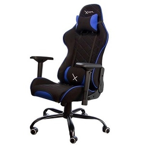 Silla Gamer Xzeal XZ25, hasta 150Kg, Negro/Azul A/180 GRADOS/SOPORTE LUMBAR/SUPER - Image 2