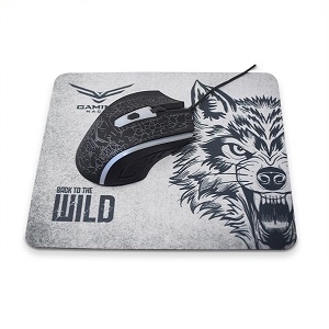 MOUSE Y MOUSEPAD GAMER NACEB 4 BOTONES.3 MODOS DPI 800-1000-1200