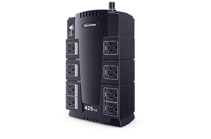 NOBREAK UPS CYBERPOWER CP425 425VA/255W.STANBY.8CONT.USB/RJ11.12 Equipamiento de Energía CyberPower - Image 2